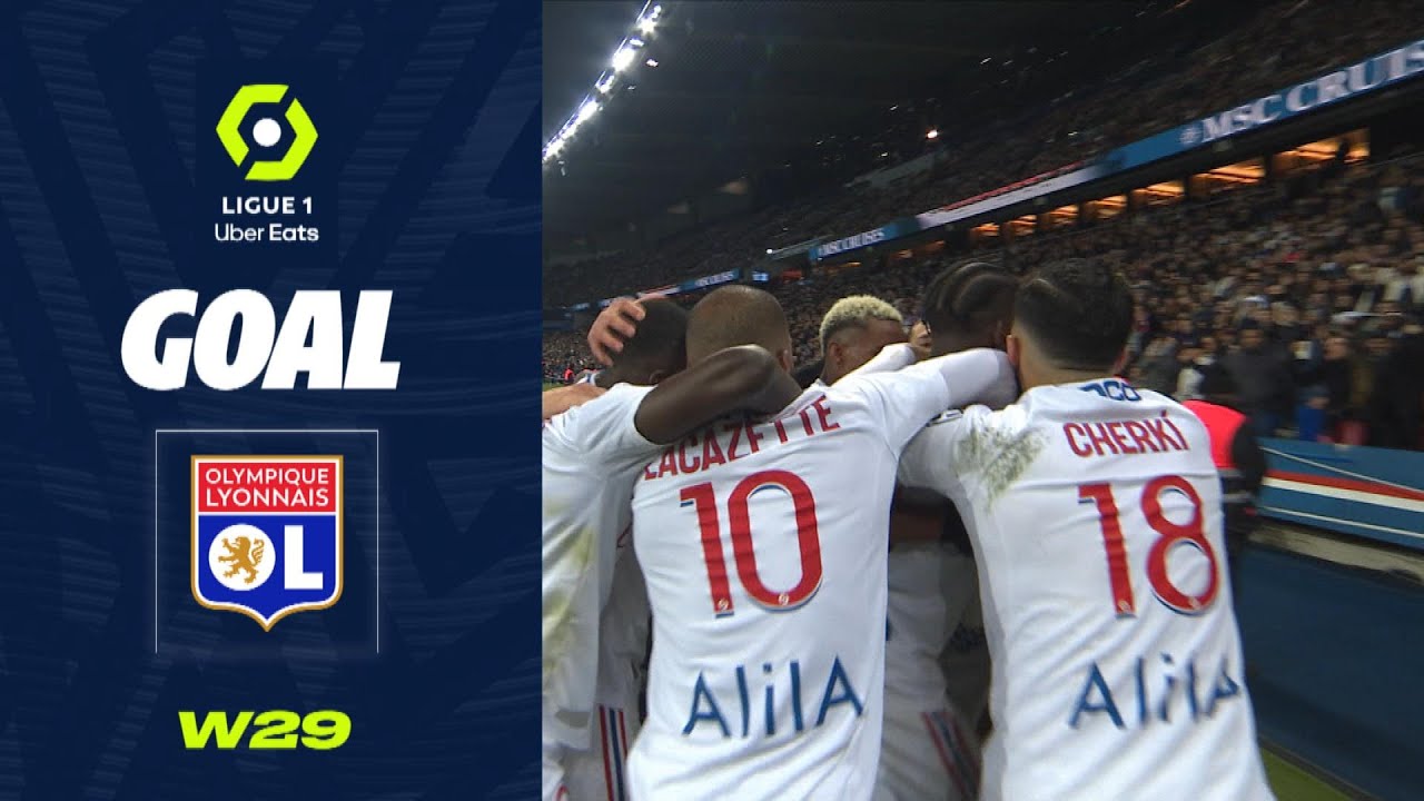 Goal Bradley BARCOLA (56' - OL) PARIS SAINT-GERMAIN - OLYMPIQUE LYONNAIS (0-1) 22/23