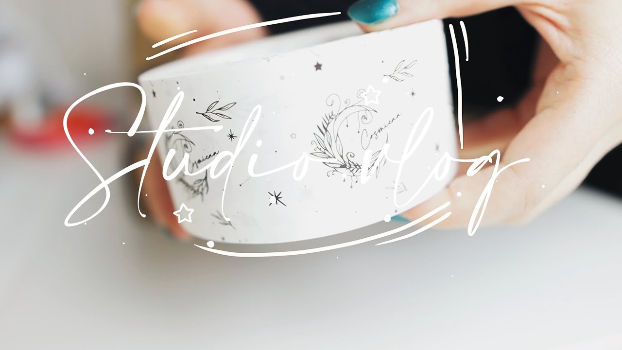 002 STUDIO VLOG - Noissue tissue and pack my first orders with me~