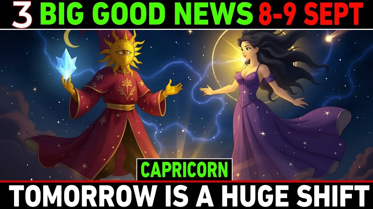 Capricorn ♑ September 8&ndash;9, 2025: 3 Big GOOD NEWS That Could Change Your Life Forever! 