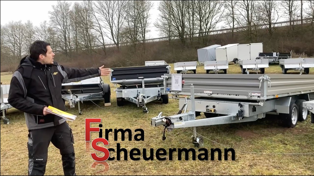 HUMBAUR Anhänger Sortiment der Firma Scheuermann vorgestellt!
