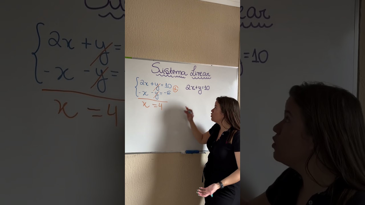 APRENDA RESOLVER SISTEMAS LINEARES. 