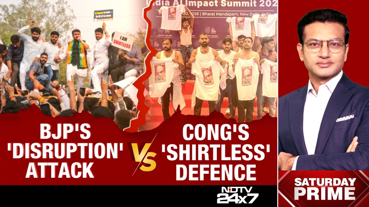 India AI Summit LIVE | Nationwide Protests After Congress’ Shirtless AI Summit Stir | BJP | Congress