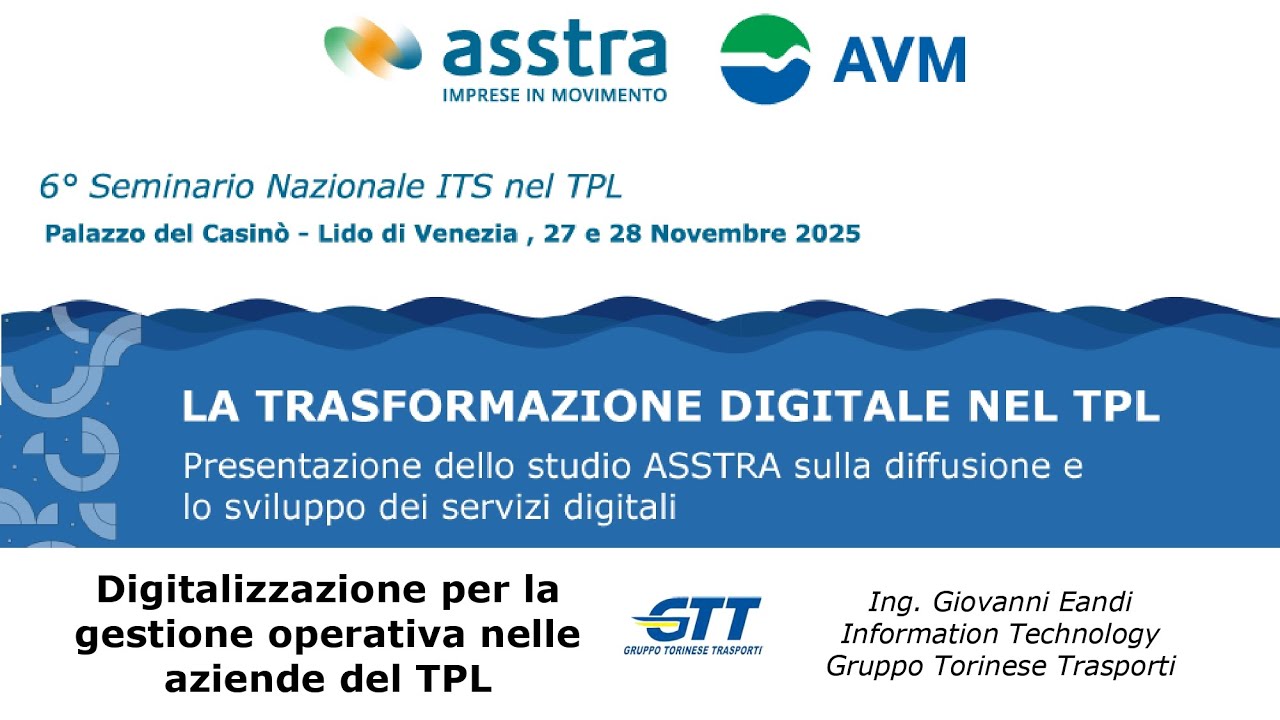 Giovanni Eandi, Responsabile Information Technology, GTT Torino
