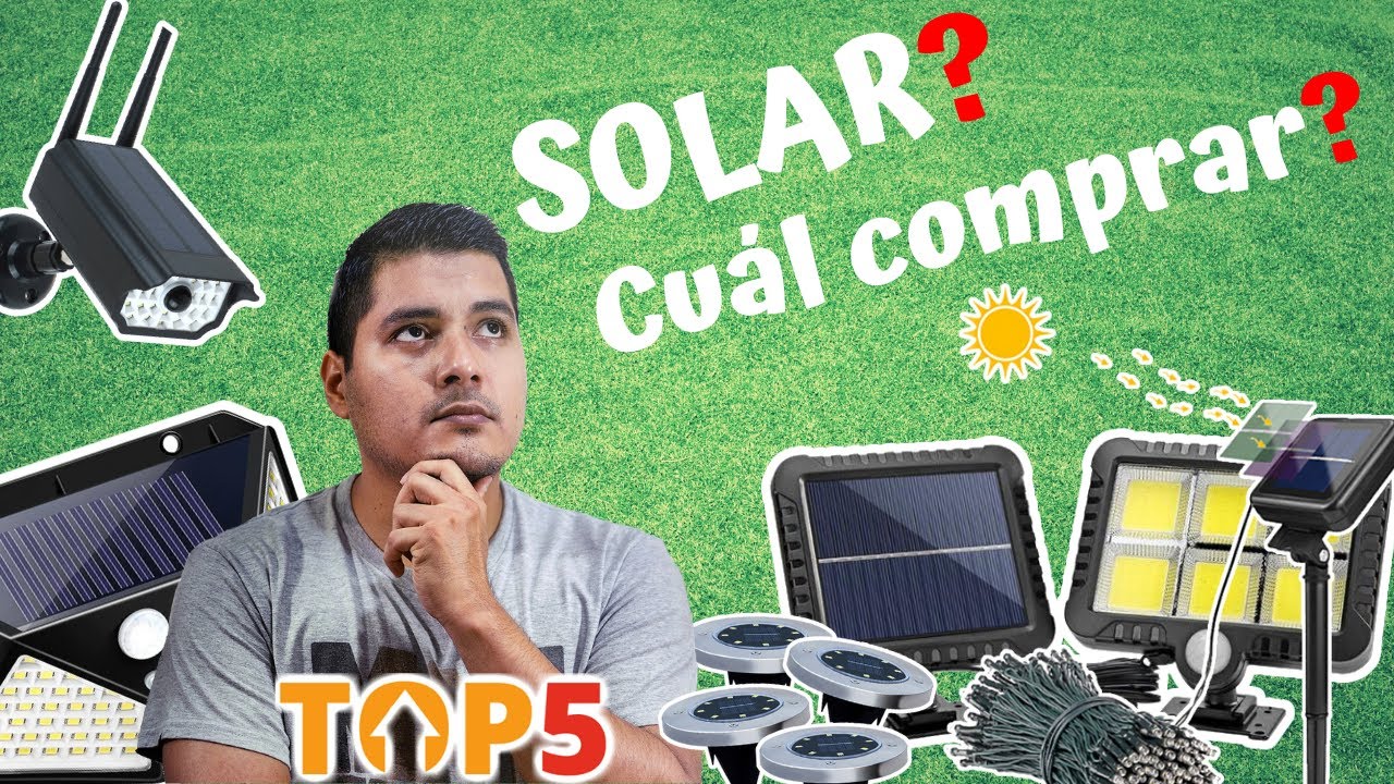 💡 LAMPARAS SOLARES 🌞 Las 5 OPCIONES LED para EXTERIORES