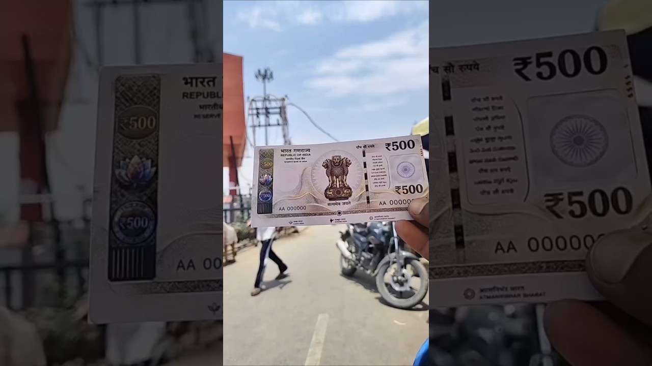 500 NEW CURNACY || PLASTIC 500 NOTE
