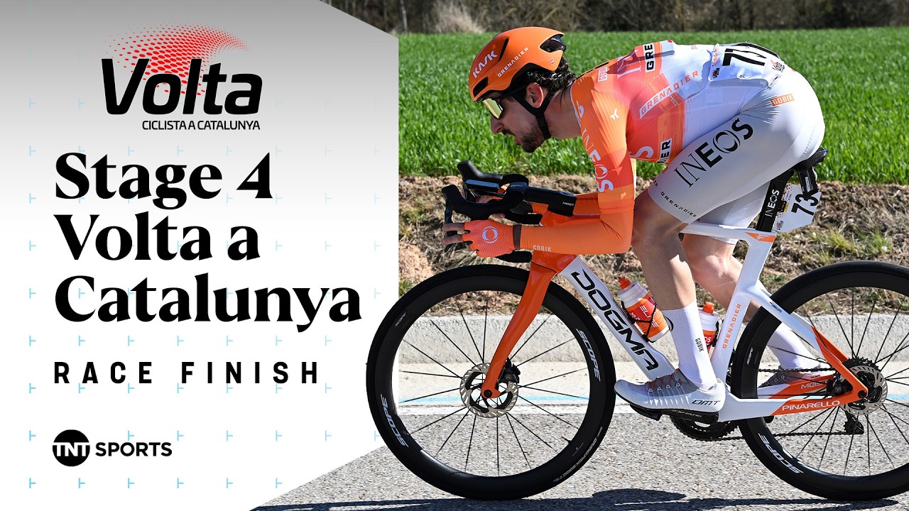 POWERS TO VICTORY! 💨 | Men's 2026 Volta a Catalunya Stage 4 Final KM's | TNT Sports Cycling