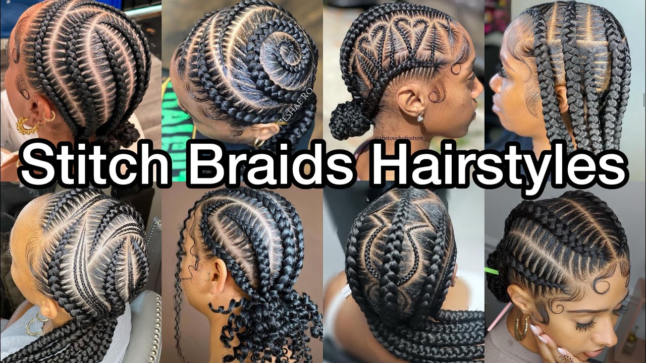 2026 Trending Stitch Braids Hairstyles for Women|Cute Braided Hairstyle Inspiration|Feed-in cornrows