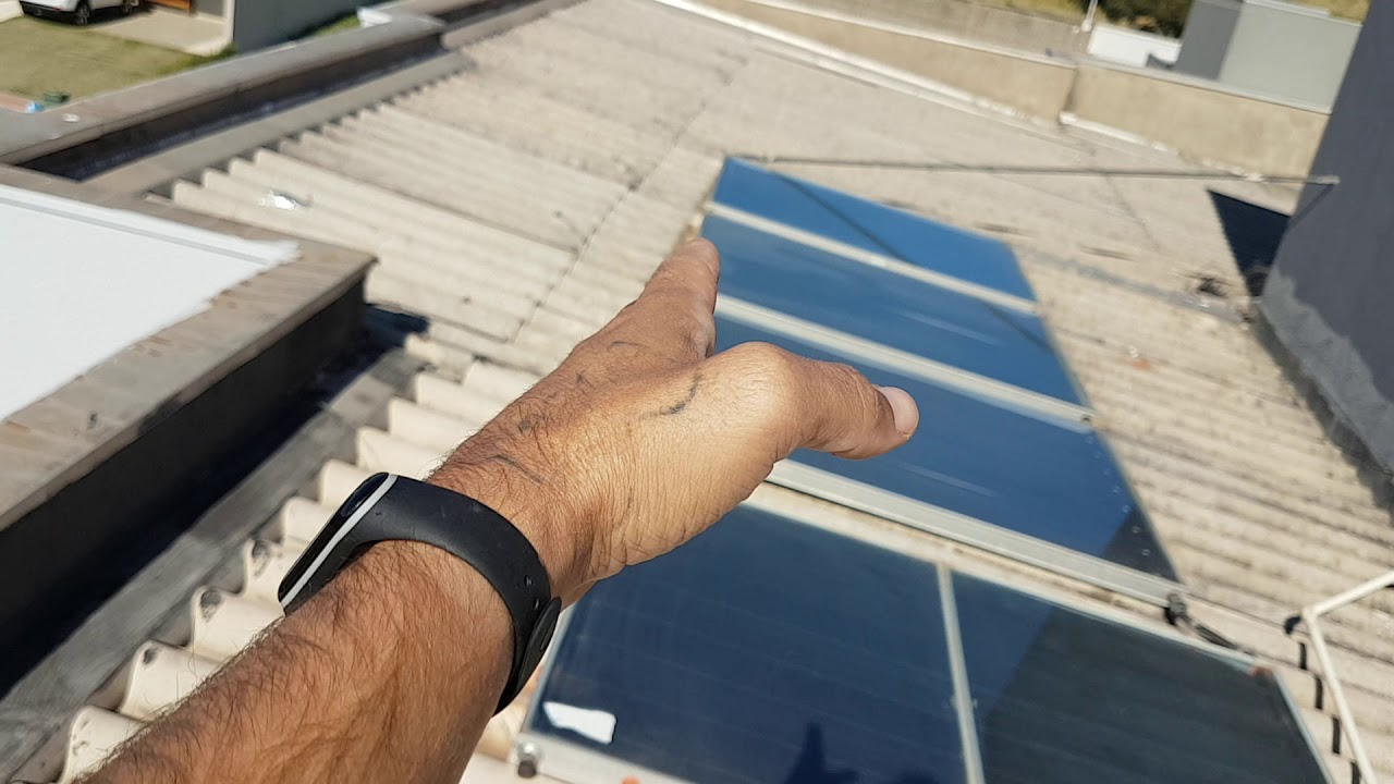 AQUECEDOR SOLAR Segredo da posição correta da placa solar
