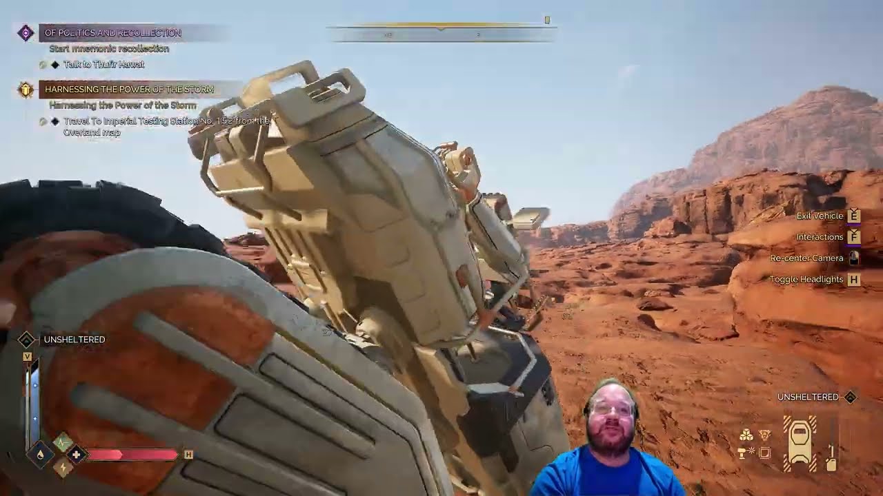 02 12 26  Video 1 Buggy farming Dune Awakening gathering materials gaming gamer playing video games