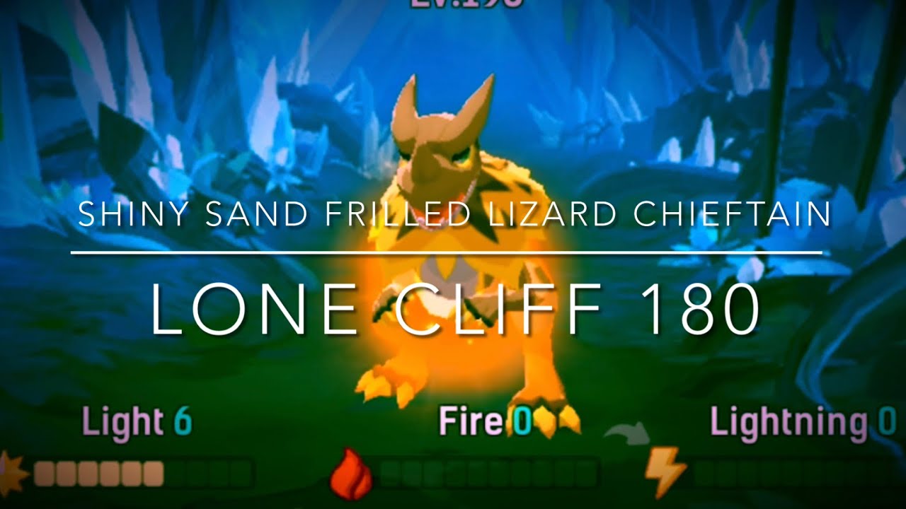 Ulala Idle Adventure | Shiny Sand Frilled Lizard Chieftain | Lone Cliff 180