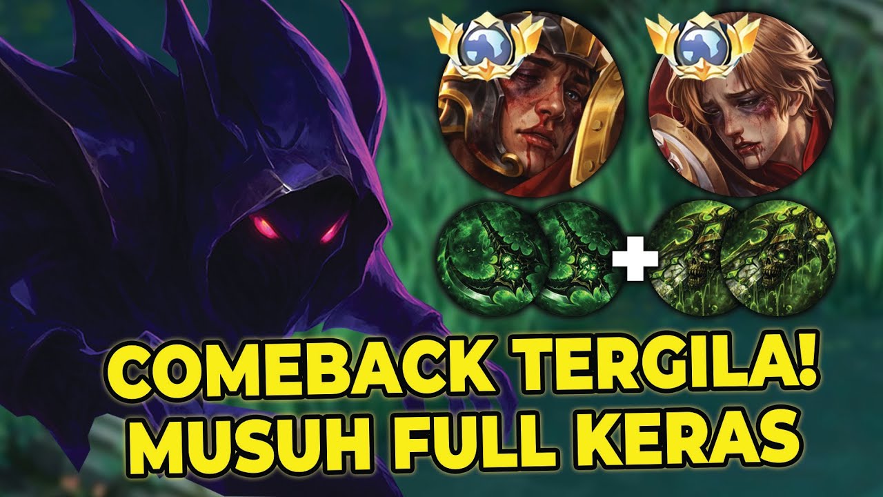 MATCH GILA PARAH🔥 TEAM DIBANTAI PUN MASIH BISA COMEBACK? SUMPAH! MUSUH FULL KERAS SEMUA! | MLBB