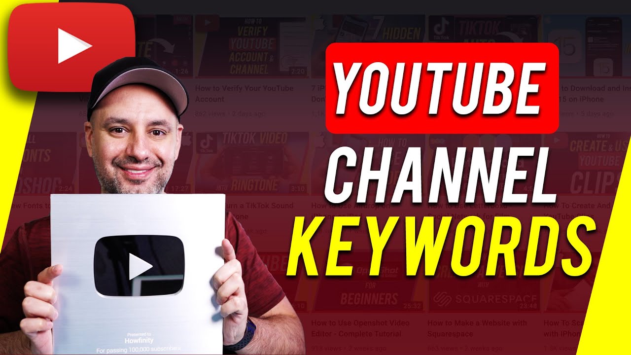 Как добавить ключевые слова для канала YouTube