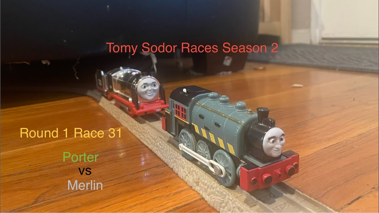 Tomy Sodor Races Season 2 Round 1 Race 31 Porter vs Merlin