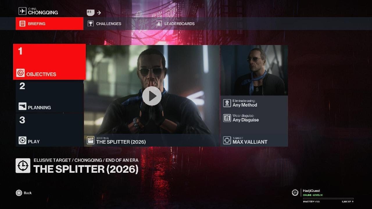 HITMAN 3-THE SPLITTER- JCVD