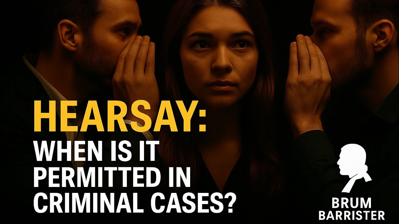 Hearsay- When Is It Permitted In Criminal Cases?