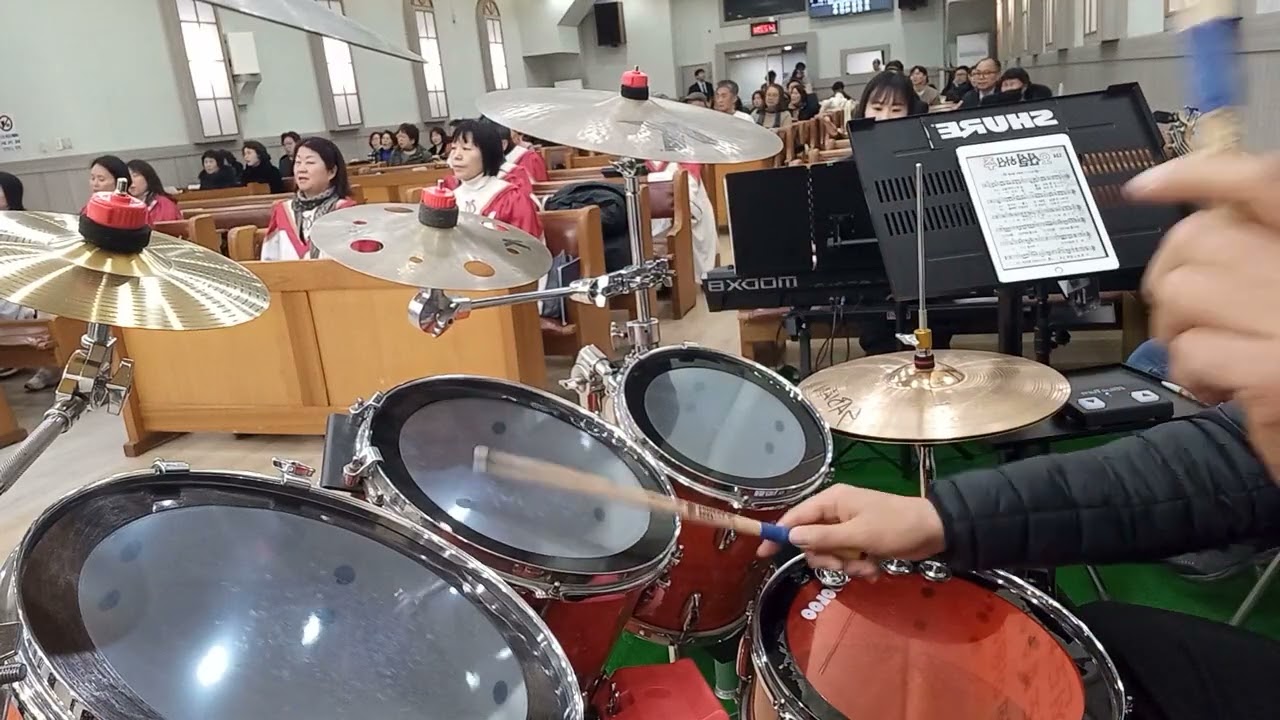 서광교회 금요기도회 드럼 :김만곤.