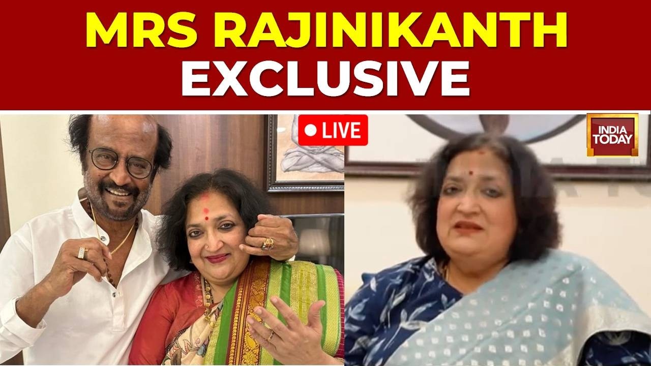 LIVE Interview: Latha Rajinikanth, Wife Of Superstar Rajinikanth, Speaks To India Today | LIVE News