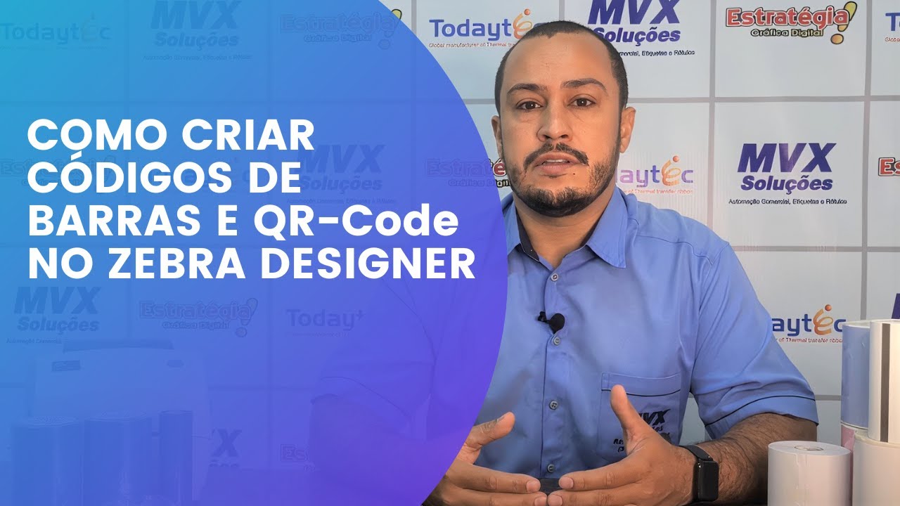 Como criar códigos de barras e QR-Code no Zebra Designer