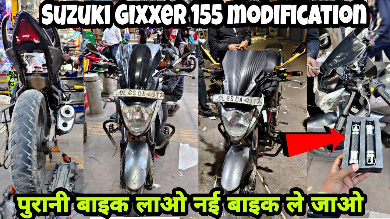 suzuki gixxer 155 bs6 modification | Gixxer 155 modified | Gixxer 155
