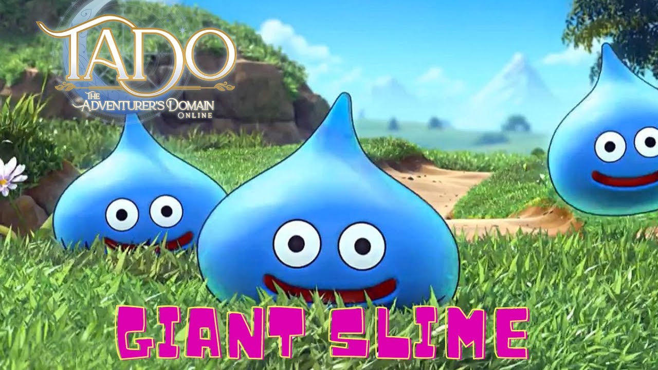 Killing the Giant Slime NM in The Adventurer's Domain Online