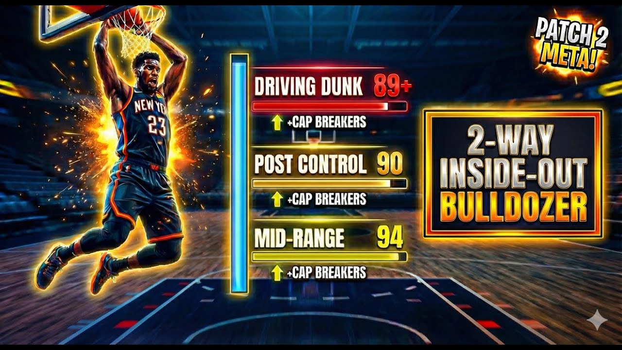 This 6'10 DEMIGOD Build BROKE NBA 2K26 — Best 2-Way Inside-Out Bulldozer (Unstoppable!)