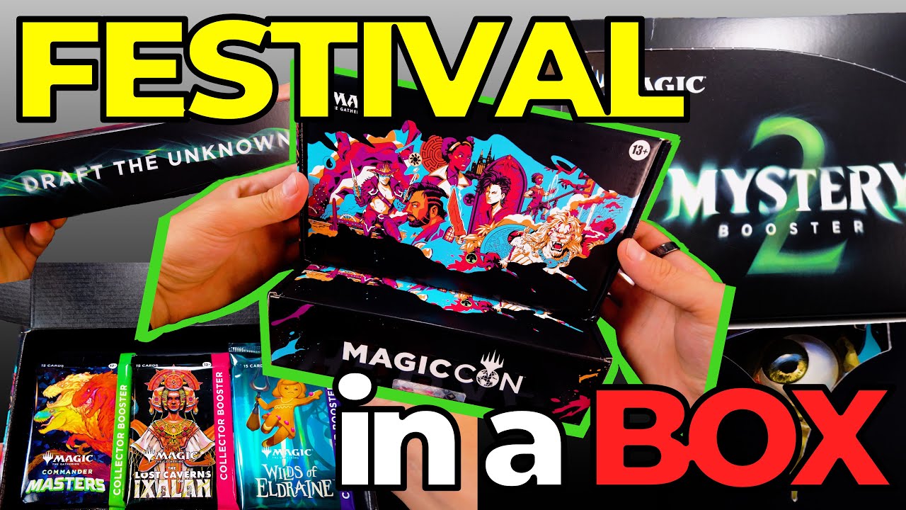 Festival in a Box Unboxing – NEW Mystery 2 Booster Box and Exclusive MTG Loot! Magicon 2024