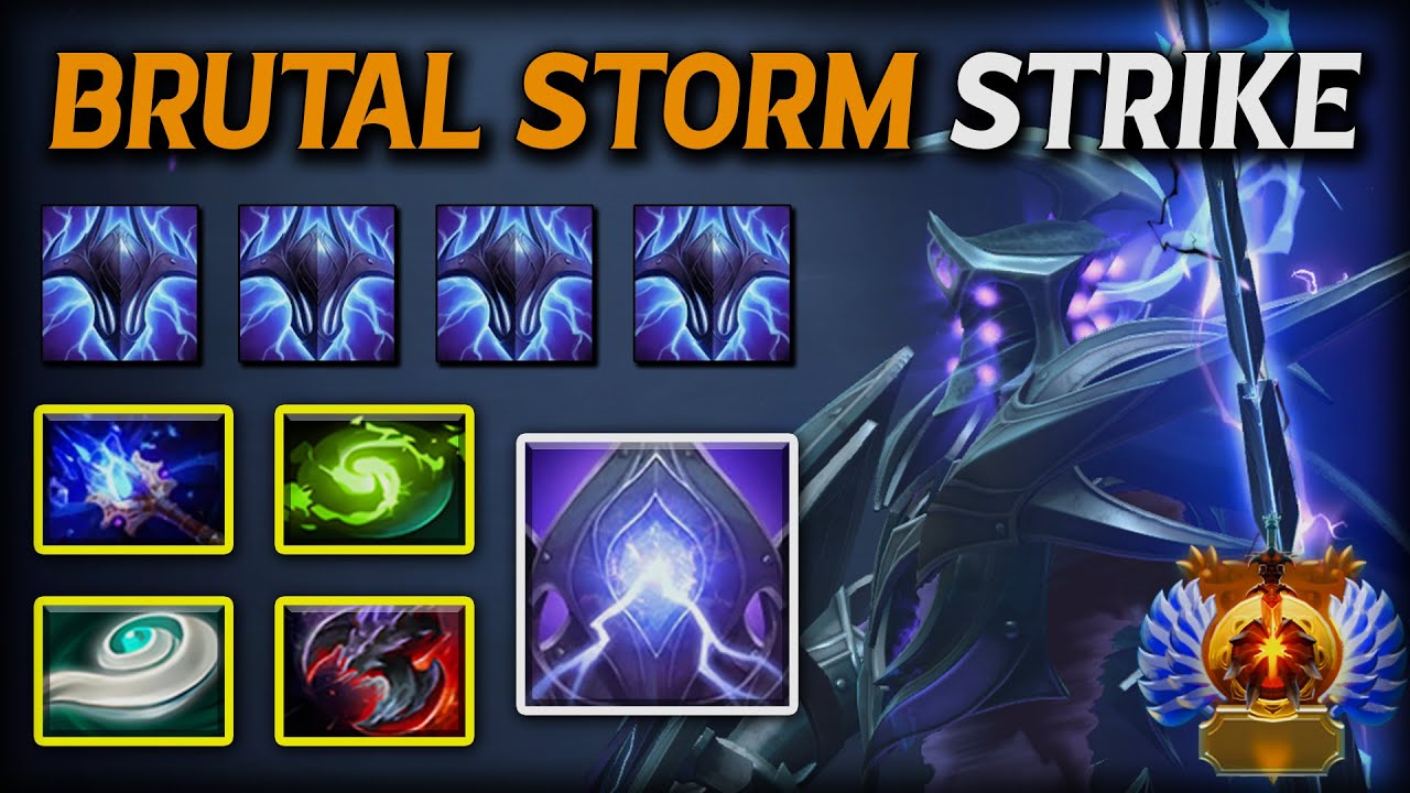 BRUTAL STORM STRIKE Carry Razor | Aghs Scepter + Refresher Orb Build | 100% не жалеть DotA 2