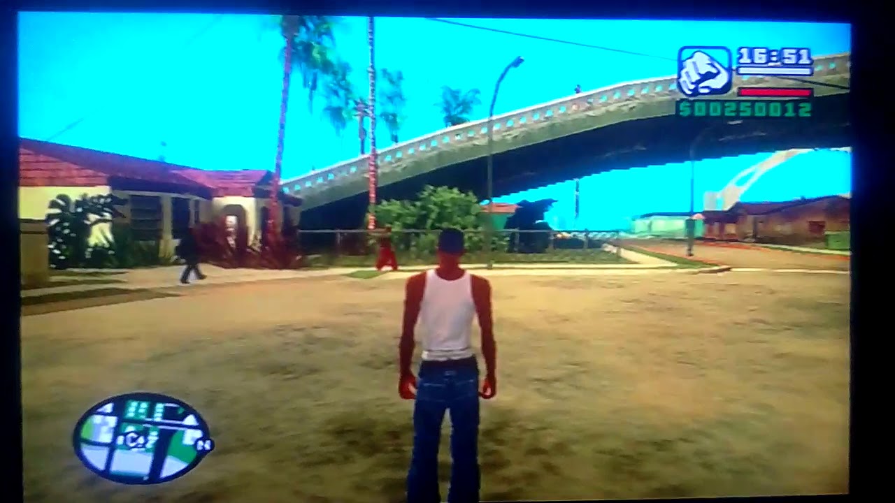 Ensinando como forma gangues no GTA San Andreas no PS2.