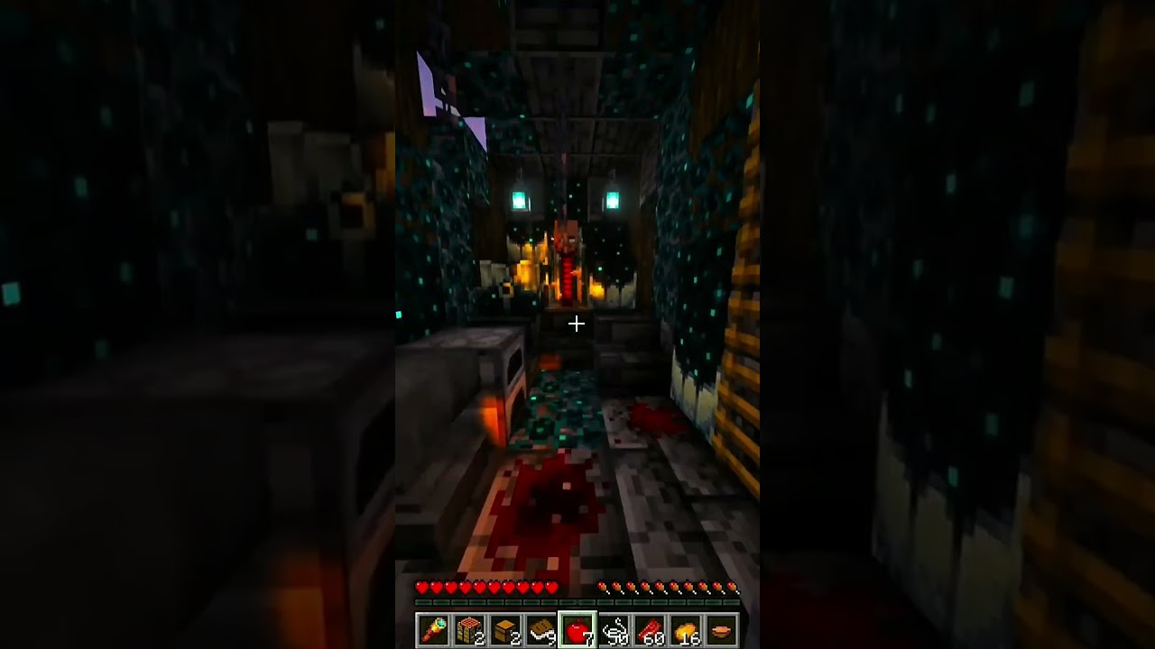 O casa de WARDEN ?!😱😱😱 #shorts #minecraft #minecraftromania #minecraftwarden #minecraftroleplay #289