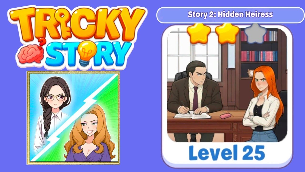 Tricky story : story 2 level 25 solution walkthrough 