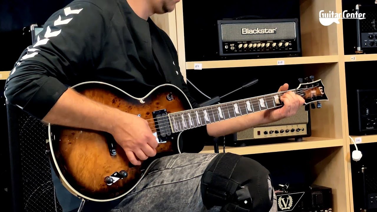ESP LTD EC-1000 BP BLKNB | TV Guitar Center
