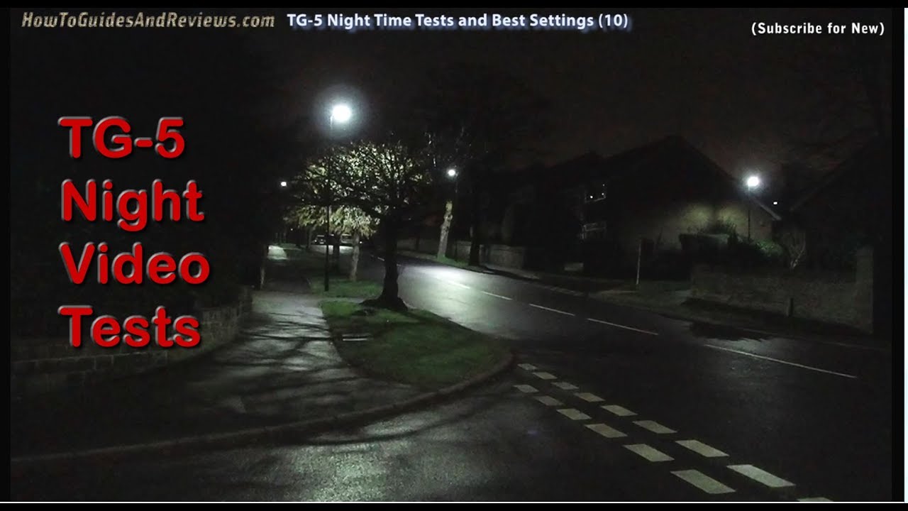 Olympus TG-5 Night Time Video Quality Tests, Best Settings Camera Review