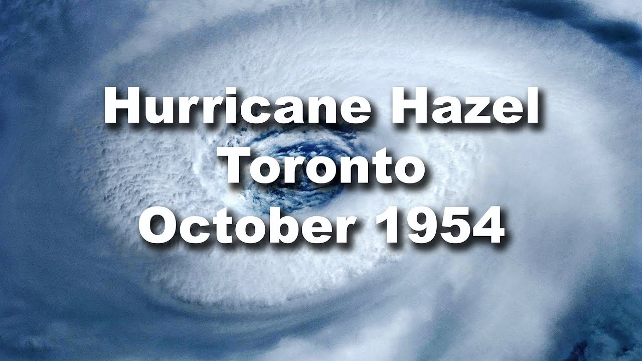 Hurricane Hazel hits Toronto, Canada - October 1954