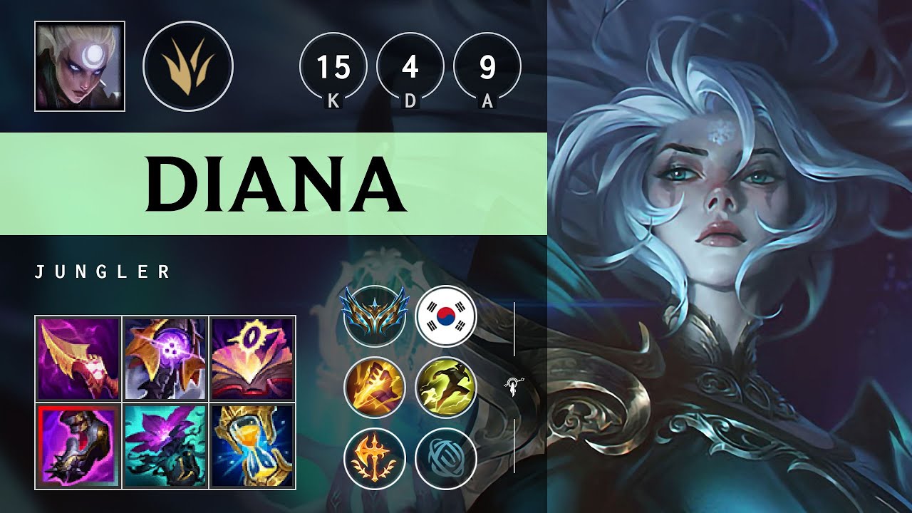 Diana Jungle vs Xin Zhao - KR Challenger Patch 25.20