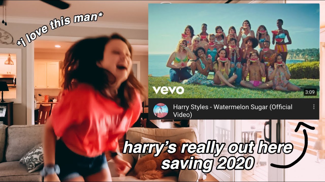 REACTION // WATERMELON SUGAR MUSIC VIDEO!!!