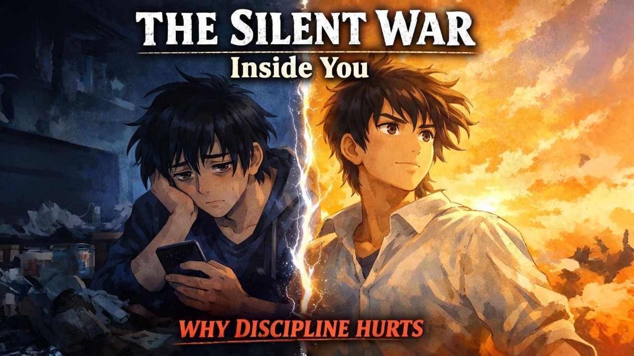 The Silent War Inside You – Why Discipline Feels Like Pain (A Story That Changed Everything)