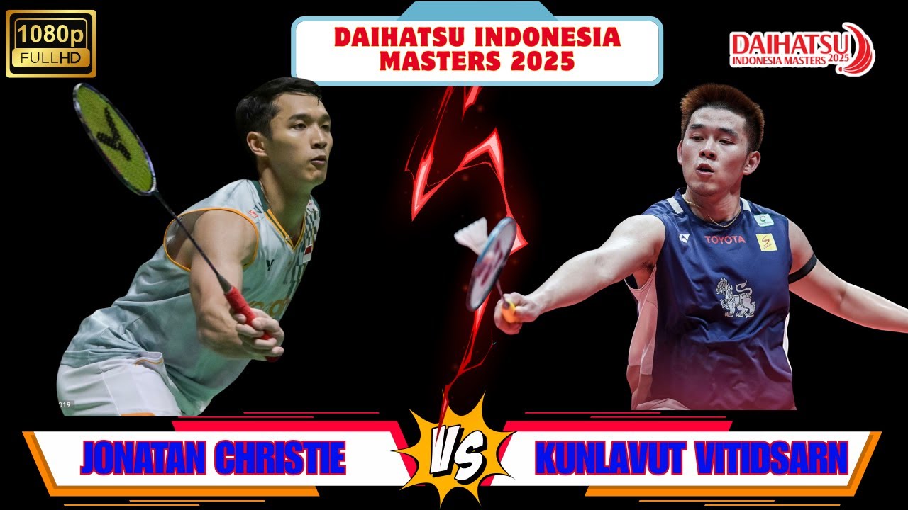 กุลวุฒิ วิทิตศานต์ vs โจนาทาน คริสตี | รอบชิงชนะเลิศ | DAIHATSU Indonesia Masters 2025