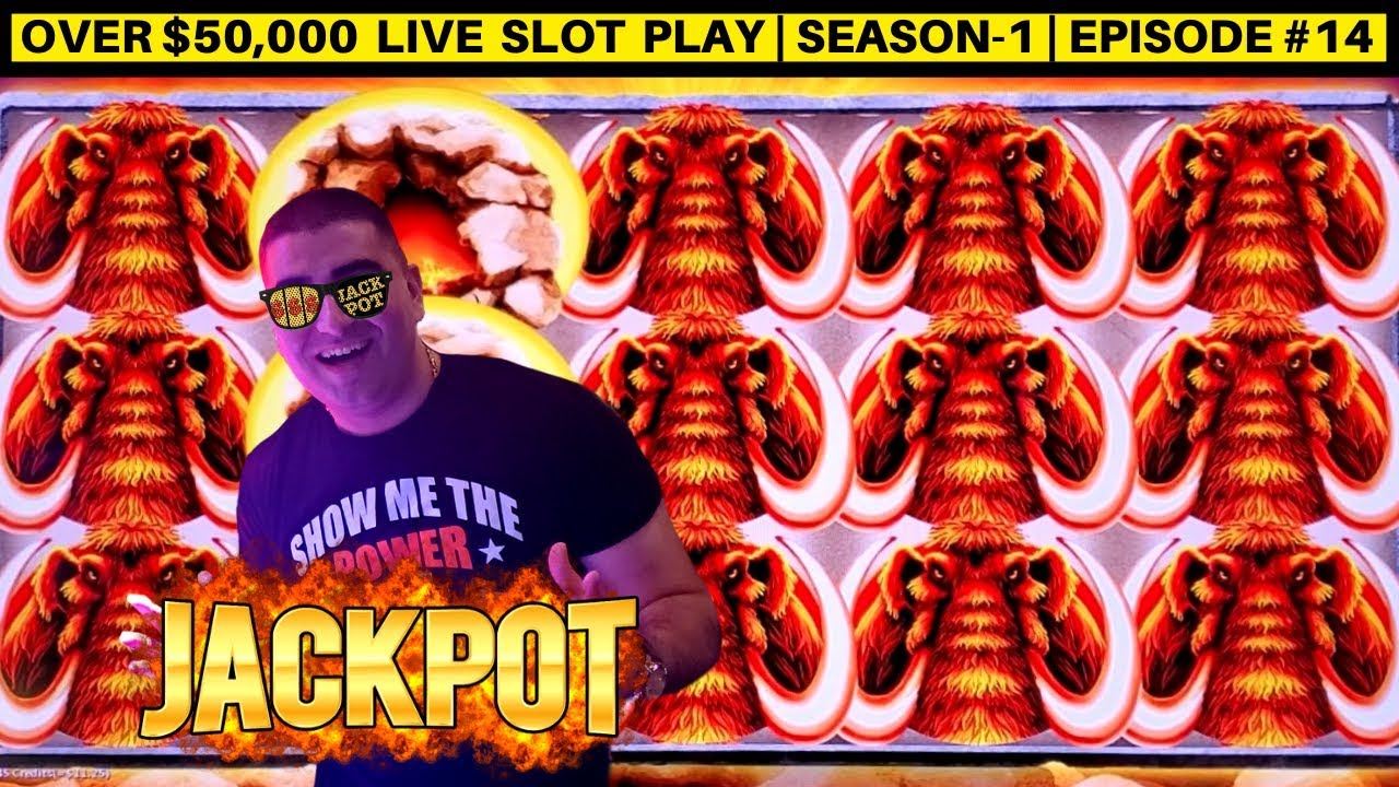 High Limit Mammoth Power Slot Machine ✦HANDPAY JACKPOT✦ - $22.50 Bet | Season-1 | Episode #14