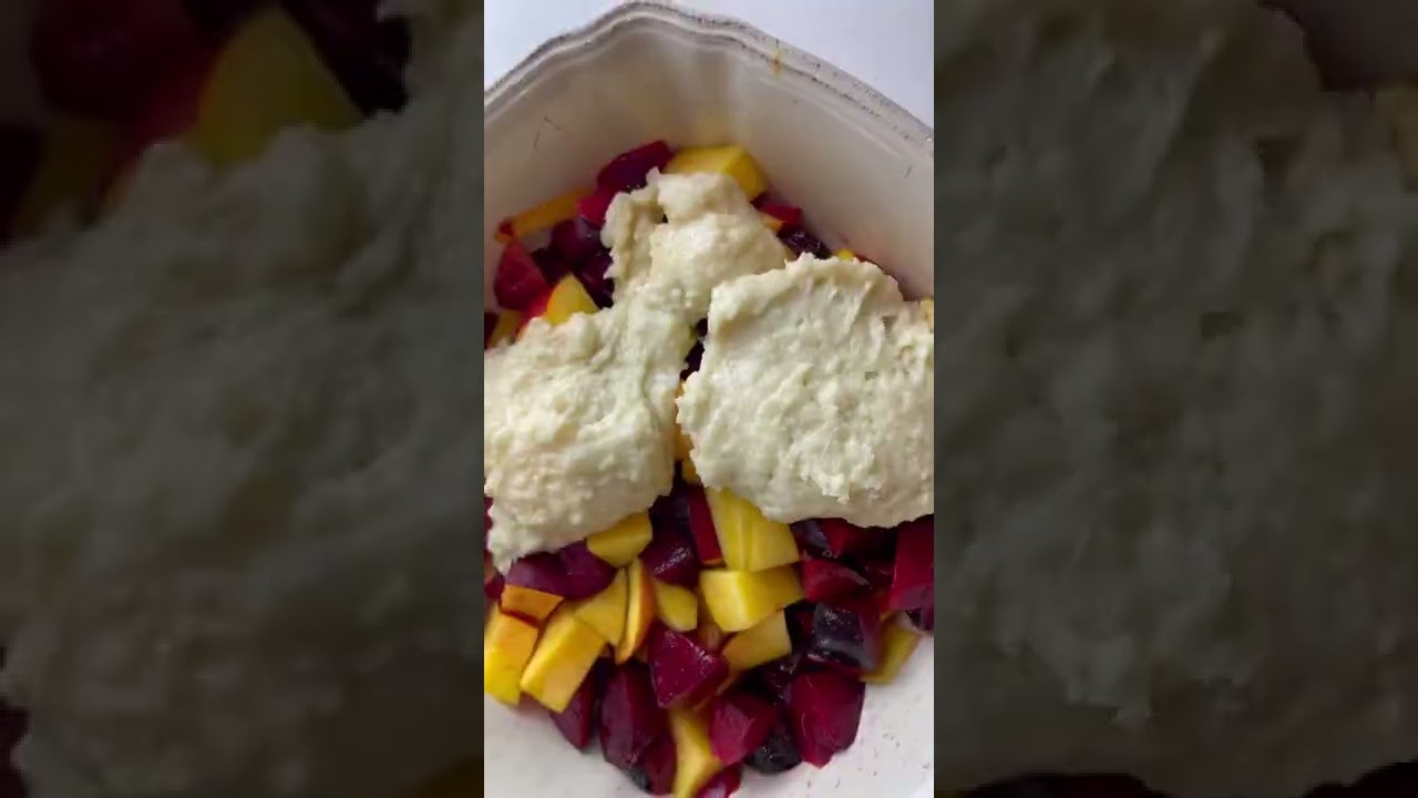 The ONLY Cobbler recipe you&rsquo;ll ever need! Subscribe for more 🤍