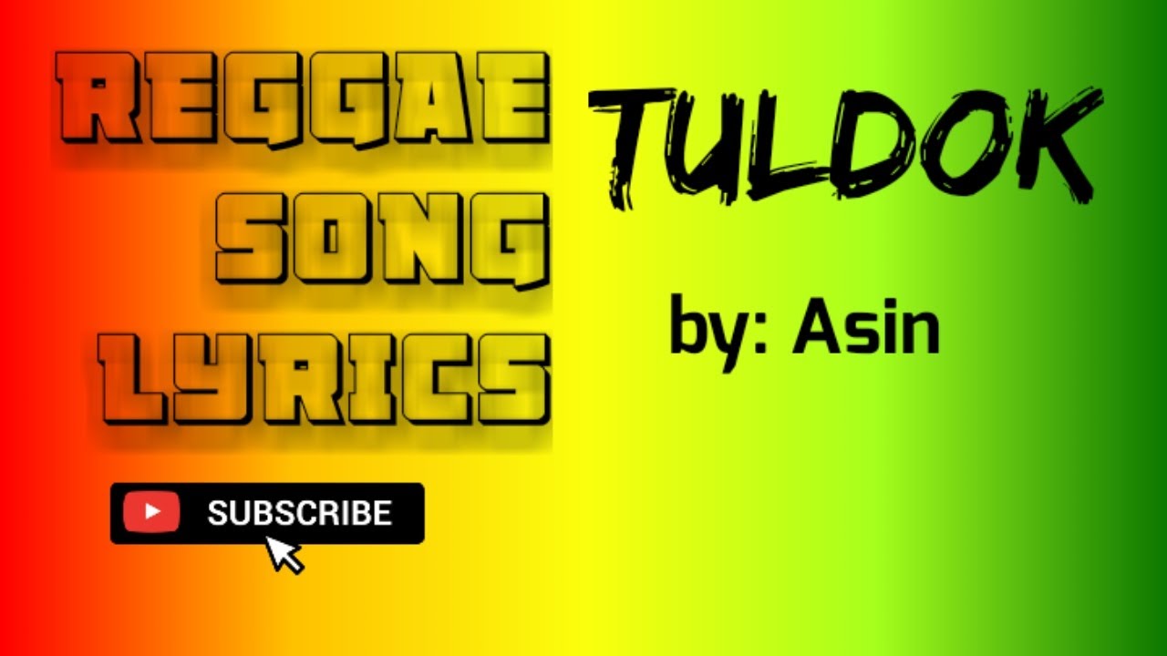 TULDOK | LYRICS | REGGAE COVER