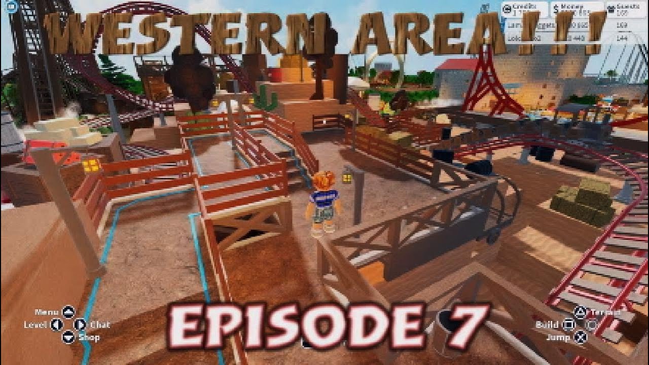 WESTERN CONSTRUCTION!😆 Episode 7 (Theme Park Tycoon 2)