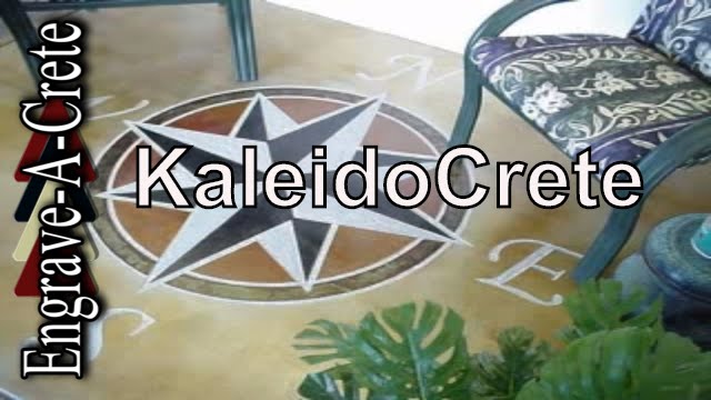 KaleidoCrete Concrete Engraving System From Engrave-A-Crete