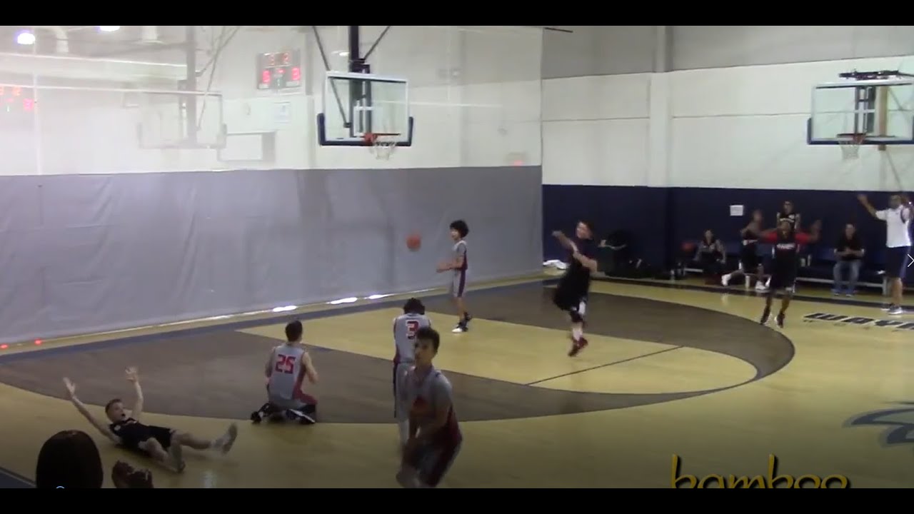 Sean Berrigan & David Alexandre, age 13, combine for a two buzzer beaters, .06 sec regulation and OT