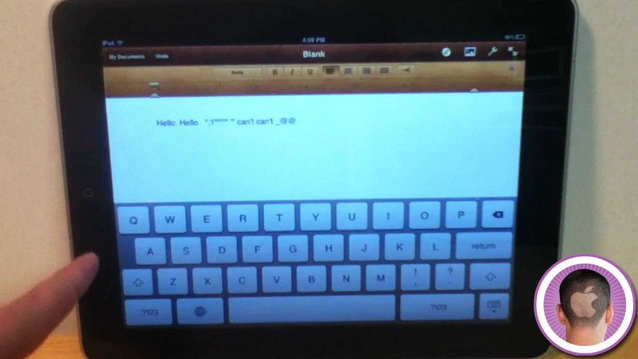 Освойте клавиатуру своего iPad