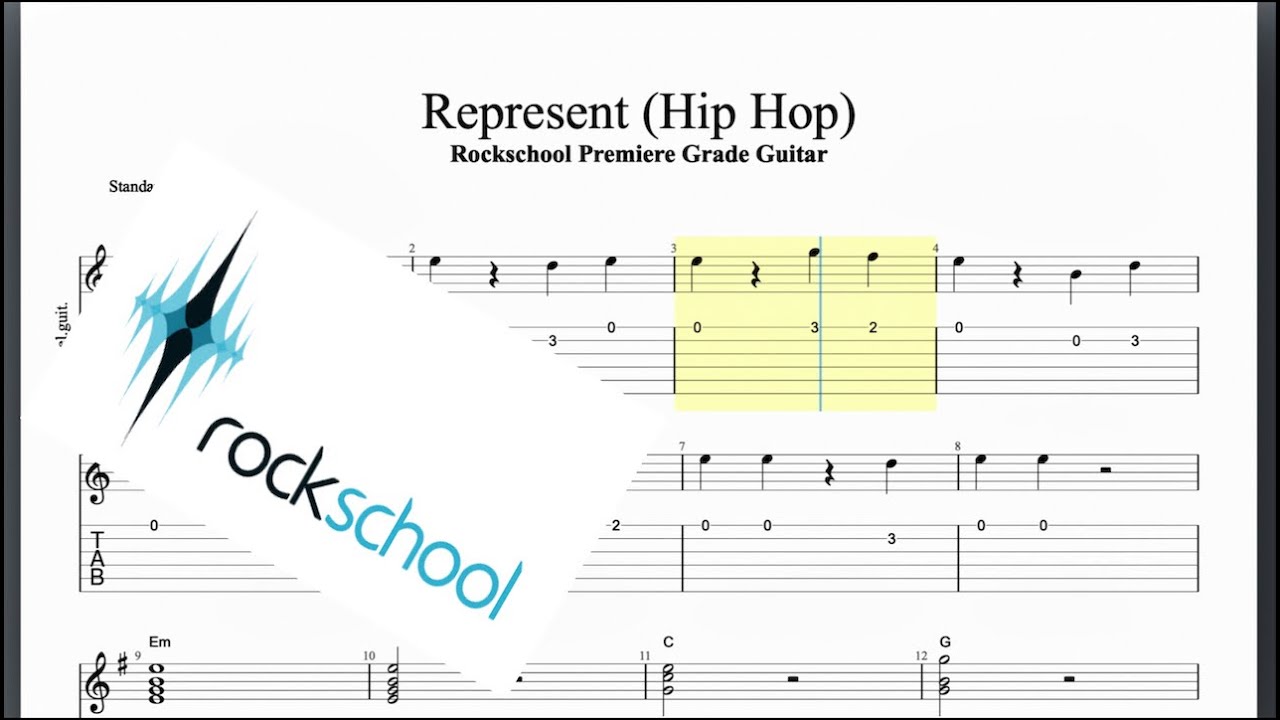 Represent Rockschool Premiere Grade Guitar