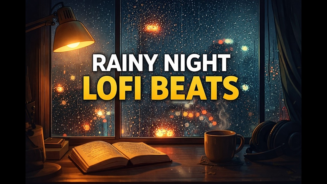🌧️ Rainy Night LoFi Beats 📚 Deep Focus Music for Study & Relax