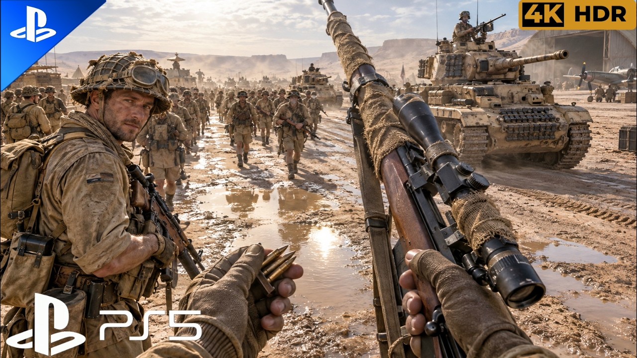 (PS5) IMMERSIVE WW2 BATTLE PART 1 | REALISTIC ULTRA GRAPHIC GAMEPLAY [4K60FPS HDR] Battlefield V