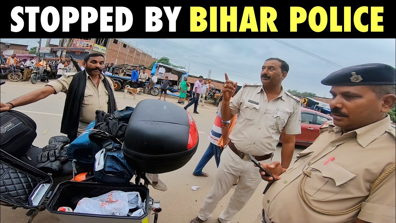 RAJGIR se nikalte he BIHAR POLICE ne PAKAD lia 😂 Dabbe me kya hai? DARU?