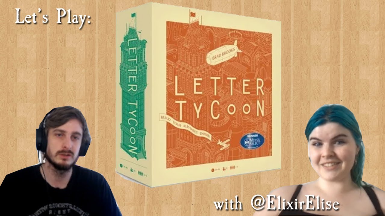Let's Play Boardgames!  Letter Tycoon with @ElixirElise !