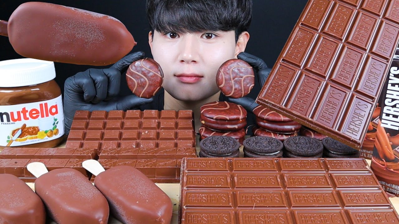 여러가지 초콜릿 디저트 먹방ASMR MUKBANG CHOCOLATE ICE CREAM DESSERT チョコレート デザート SÔ CÔ LA ช็อคโกแลต eating sounds